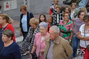 Procesión religiosa por las calles de El Ejido (Foto Francisco Javier Santana)